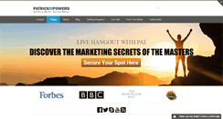 Desktop Screenshot of patrickmpowers.com